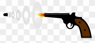 Transparent Water Gun Clipart - Ranged Weapon - Png Download