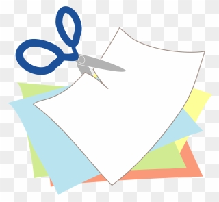 Scissors Paper Clipart - Illustration - Png Download