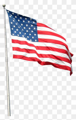 United Of American States Flag The Clipart - America Flag Png Transparent Png