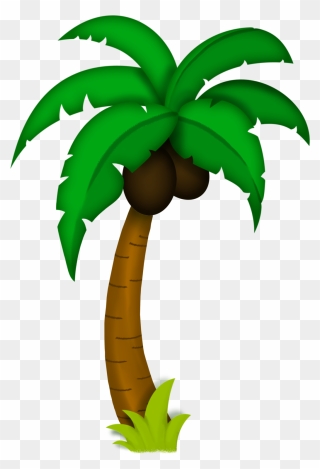 Palm Tree Clipart Luau - Desenho Coqueiro Moana - Png Download (#869