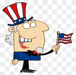 Uncle Sam Clipart Usa - Uncle Sam Drawings Cartoon - Png Download