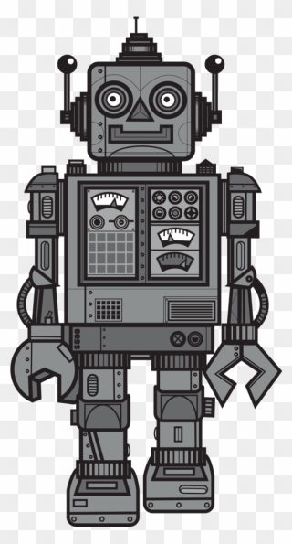 Retro Robot Png - Vintage Robot Clipart