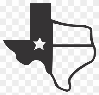 Flag Texas - Texas Flag Black And White Clipart