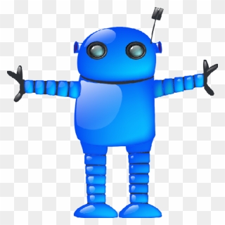 Families Clipart Robot - Blue Robots Clipart - Png Download