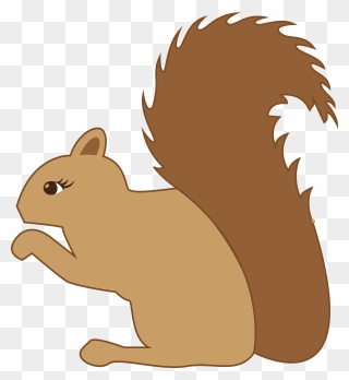 Squirrel Clipart - Cartoon Squirrel Png Transparent Png