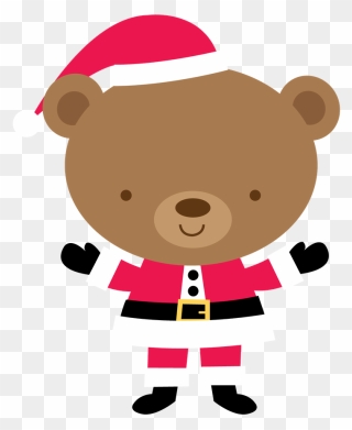 Transparent Christmas Animal Clipart - Camiseta Urso Para Natal - Png Download