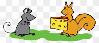 Mouse And Squirrel Clipart