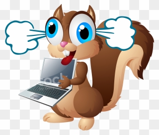 Transparent Squirrel Png - Cartoon Squirrel Png Clipart