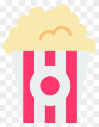 Transparent Popcorn Clip Art - Popcorn Pink Png