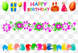 This Graphics Is Page Border About Birthdays, Boundaries, - Free Downloadable Page Border Designs Clipart