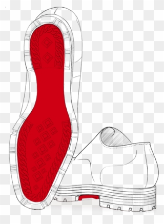 Clipart Shoes Rubber Shoe, Clipart Shoes Rubber Shoe - Louboutin Shoes Draw Men - Png Download
