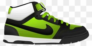 Nike Basketball Tennis Shoe Clipart Svg Transparent - Png Shoes Images Free Download