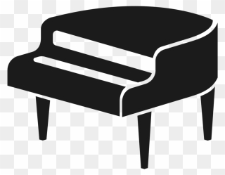 Clipart Chair Piano - Piano - Png Download
