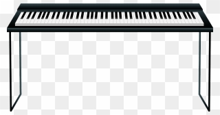 Digital Piano Musical Instrument Clipart - 電子 ピアノ フリー 素材 - Png Download