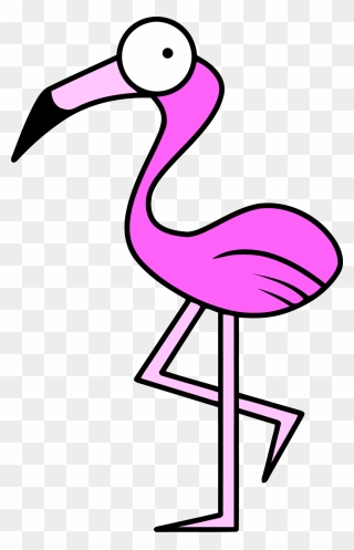 Flamingo Clip Art Flamingo Clipart Soft Purple Color - Cartoon Flamingo Clipart - Png Download