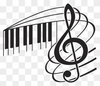 Musical Clipart Piano - Music Piano Clip Art - Png Download