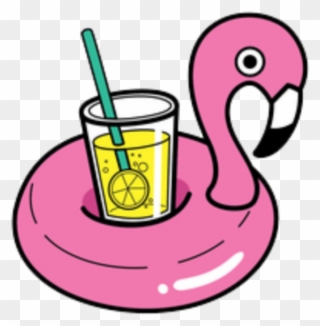 #flamingo #lemonade #summer #pooltoy #poolfloat #californiagirl Clipart