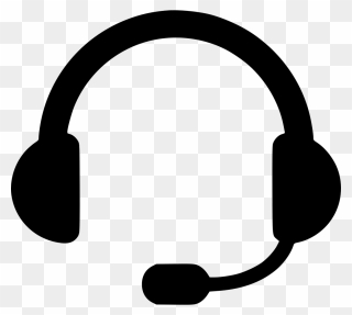 Headset Svg Png Icon Free Download - Headphones Clipart Transparent Png
