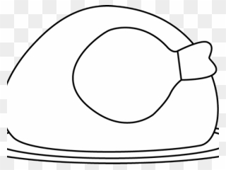 Cooked Turkey Clipart - Line Art - Png Download