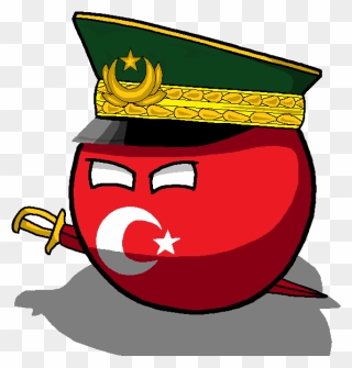 Transparent Turkish Clipart - Turkey Country Ball - Png Download