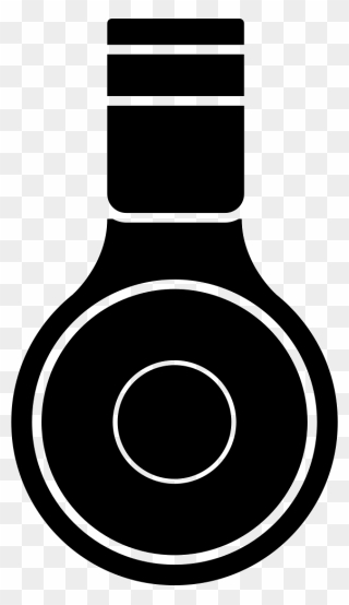 Headphones Clipart Svg - Circle - Png Download