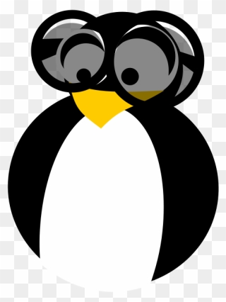 Smart Tux - Smart Penguin Clipart