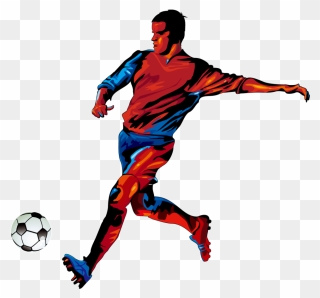 Footballer Clipart Old Football - Football Play Clipart Png Transparent Png