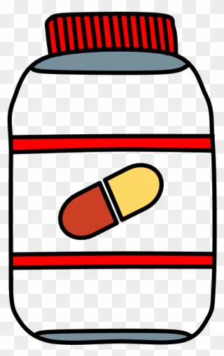Pill, Vitamin, Medicine, Bottle - Health Clipart