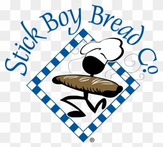 Stick Boy Bread Logo Clipart