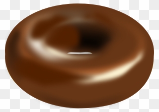 Chocolate Donut Svg Clip Arts - Clip Art Chocolate Donut - Png Download