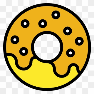 Doughnut Emoji Clipart - Clip Art - Png Download