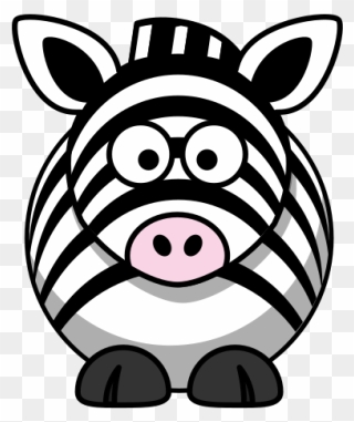 Cartoon Zebra Clip Art Svg Clip Arts - Clipart Cartoon Animals Zebra - Png Download