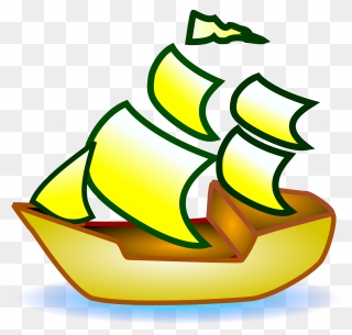 Vector Graphics,free Pictures, Free Photos, Free Images, - Yellow Boat Clipart Transparent Background - Png Download