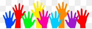 Colorful Hands Png Transparent Clipart
