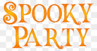 Halloween Birthday Party Clipart Graphic Stock Spooky - Halloween Birthday Party Png Transparent Png