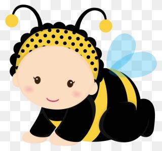 Bumble Bee Baby Clip Art - Png Download