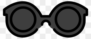 Sunglasses Emoji Clipart - Circle - Png Download