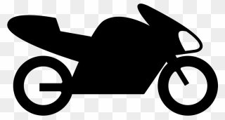 Bike With Motor Ios 7 Interface Symbol Svg Png Icon - Two Wheeler Logo Png Clipart