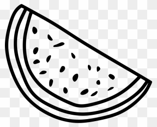 Svg Png Icon Free - Coloring Watermelon Clip Art Transparent Png