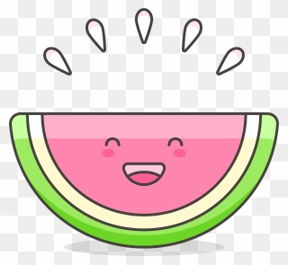Mouth Free On Dumielauxepices - Cartoon Cute Watermelon Drawing Clipart