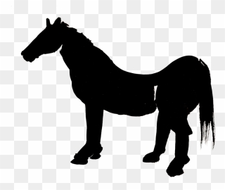 Sway Back Horse Welcome Friend - American Pygmy Clipart