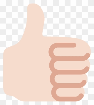 Thumbs Up Emoji Clipart - Illustration - Png Download
