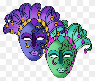 Mardi Gras Masks - Masks Clipart