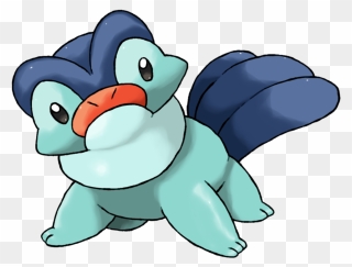 This Is My Water Starter, Based On A Platypus And Pool - Carroza Animada En Blanco Y Negro Clipart