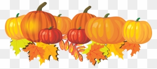 October School Clipart Picture Transparent Stock 19 - Clip Art Fall Pumpkins - Png Download
