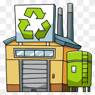 Dump Clipart Recycling Factory - Recycling Plant Clipart - Png Download