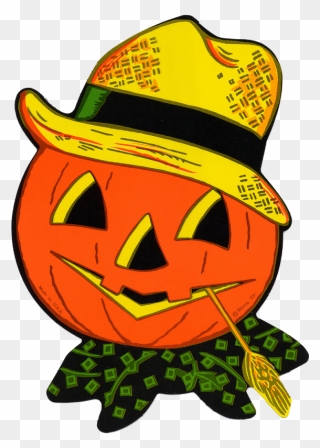 Vintage Halloween Jack O Lantern Clipart