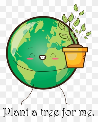 Transparent Earth Day Green World Earth For Happy Earth - Poster Or Painting On Earth Day Clipart
