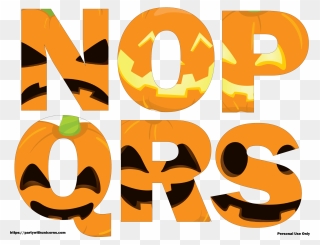 Alphabet Letter Printables Halloween Clipart