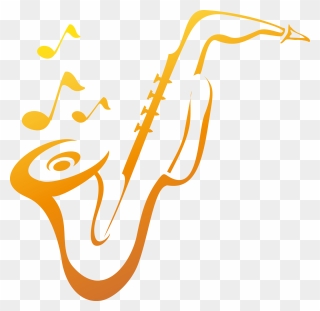 Transparent Saxophone Clip Art - Saxophone Logo Png